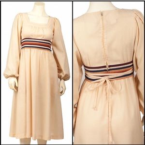 Tan Bohemian Dress